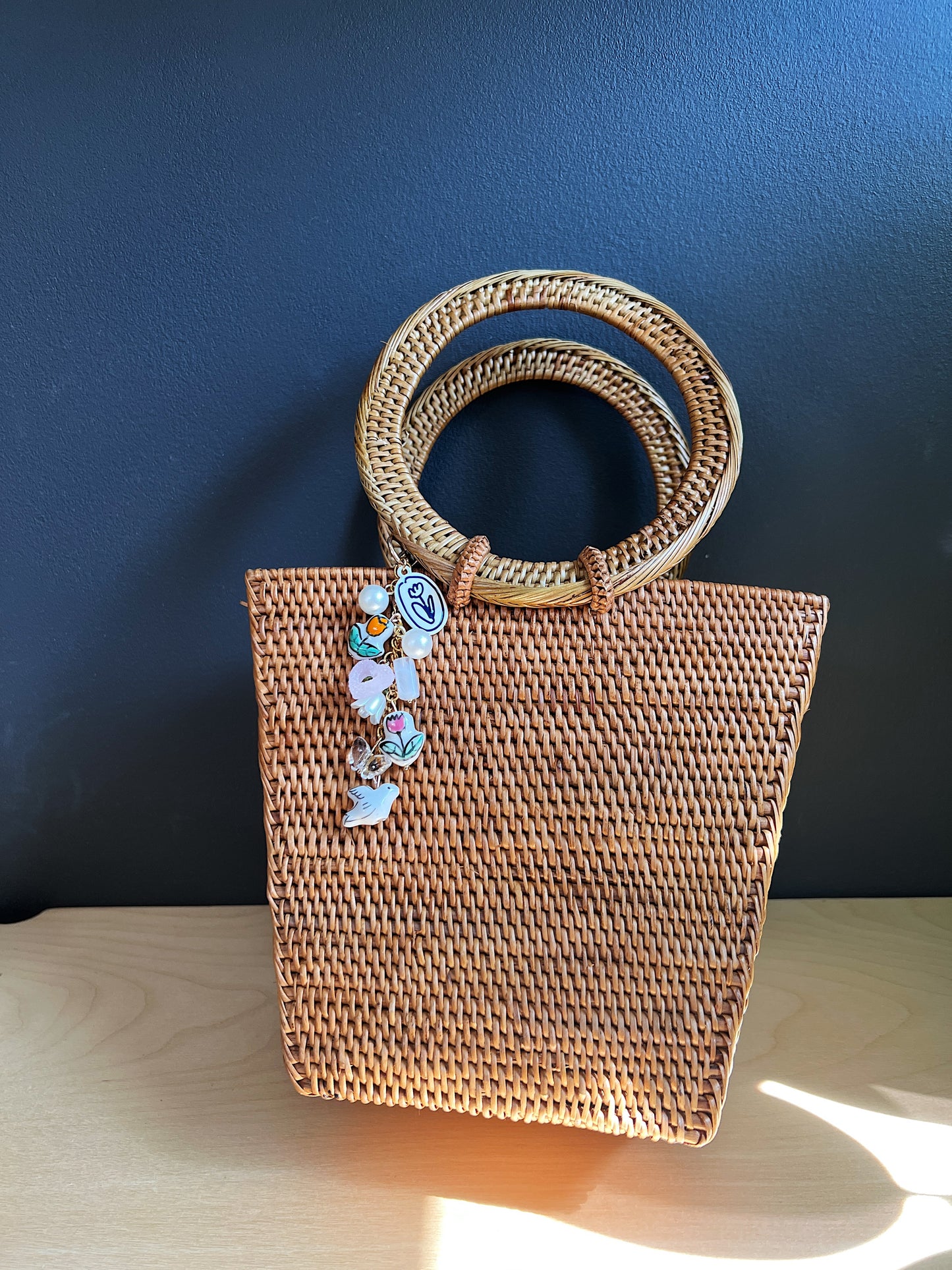 Tulip Garden Bag Charm