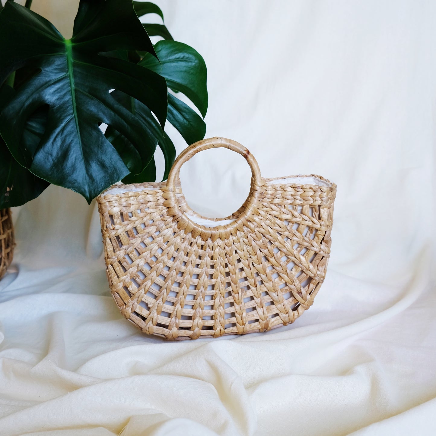 LUX straw bag