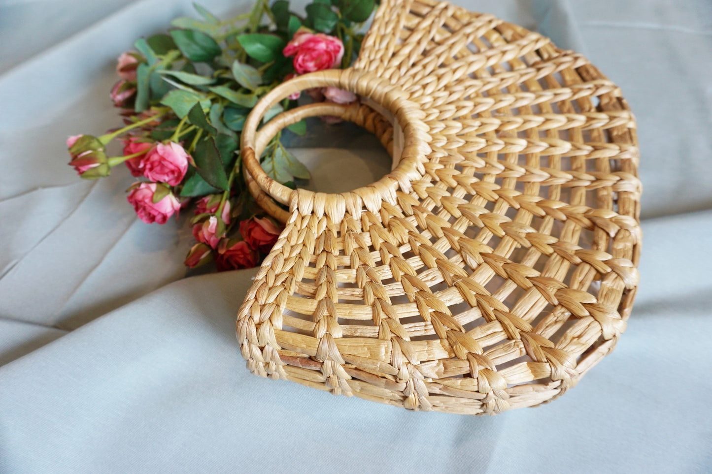 LUX straw bag