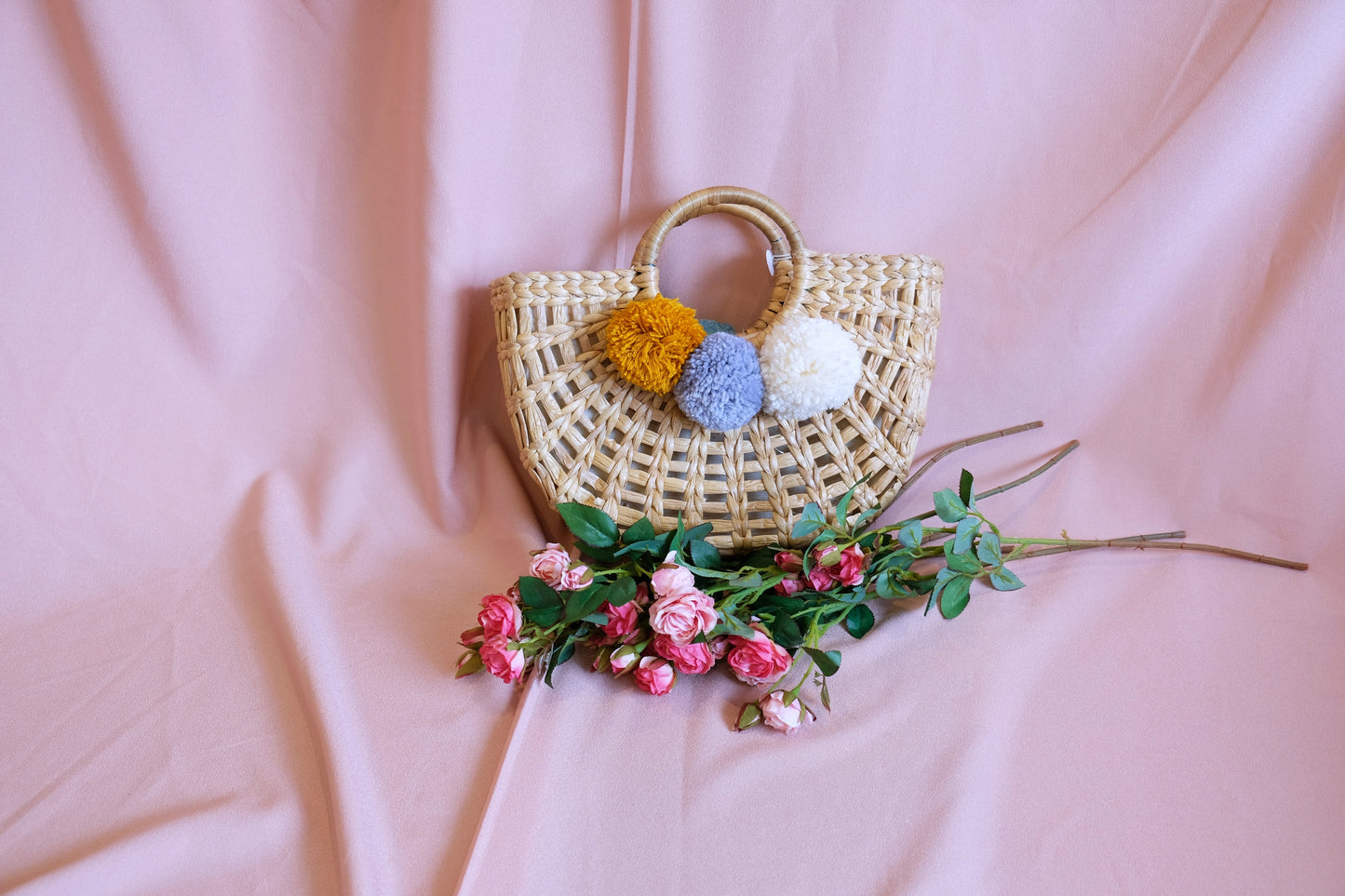 LUX straw bag