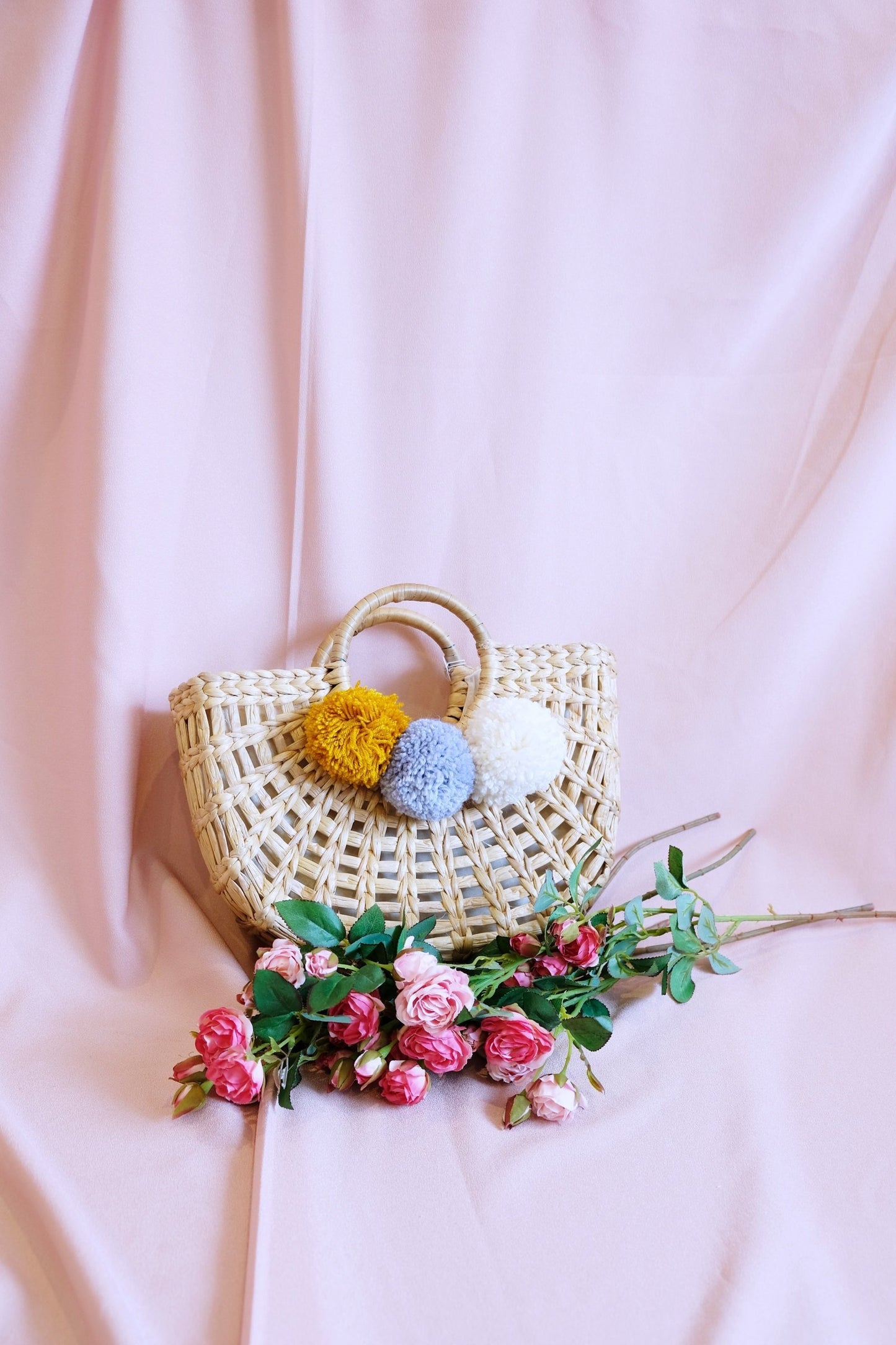 LUX straw bag