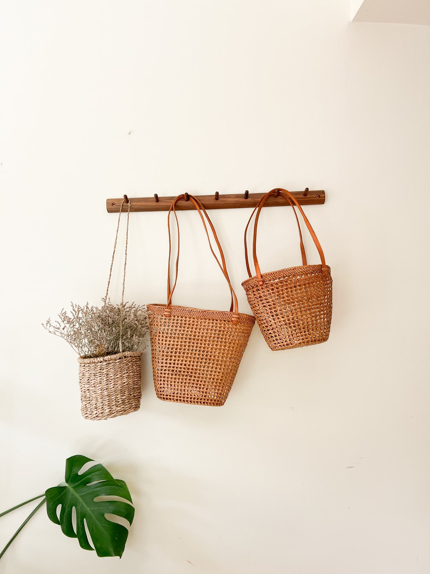 Kailani Rattan Tote Bag