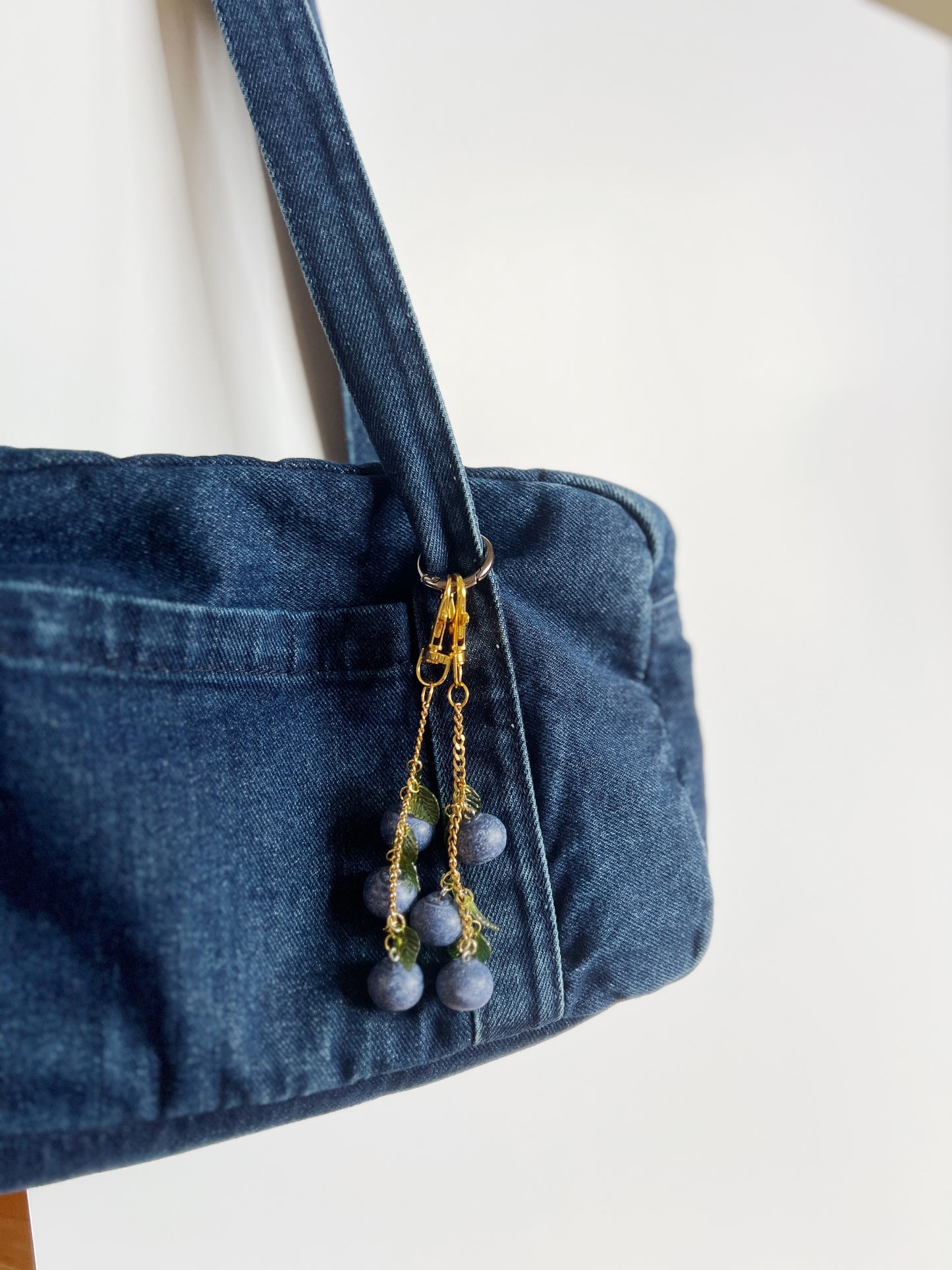 Blueberry Bag Charm
