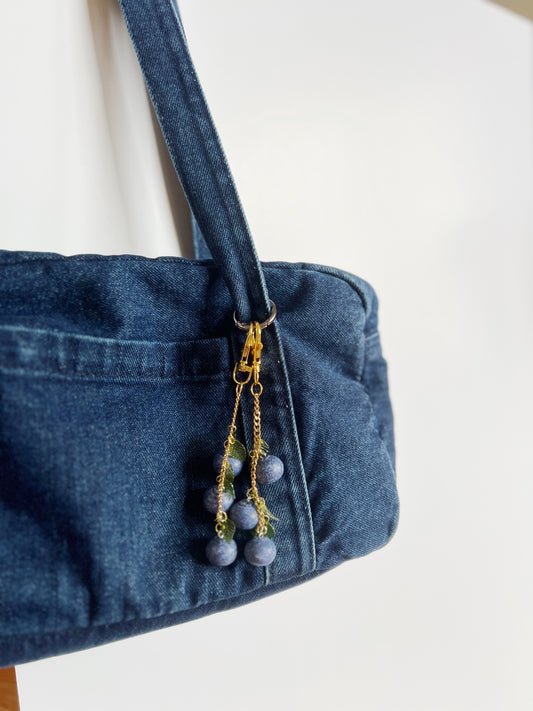 Blueberry Bag Charm