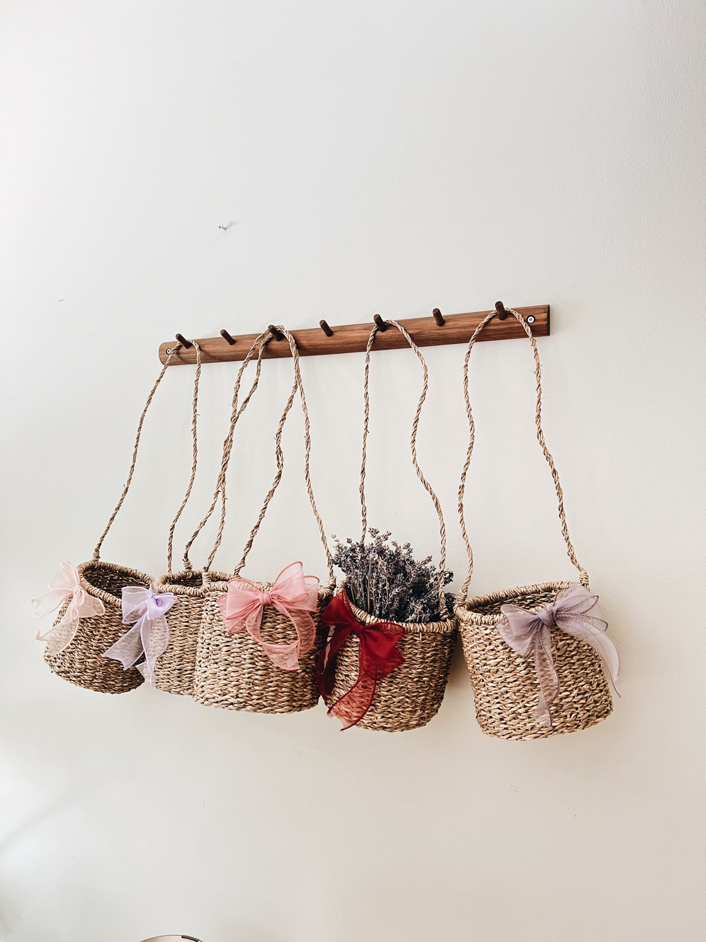 Coquette Hanging Woven Basket