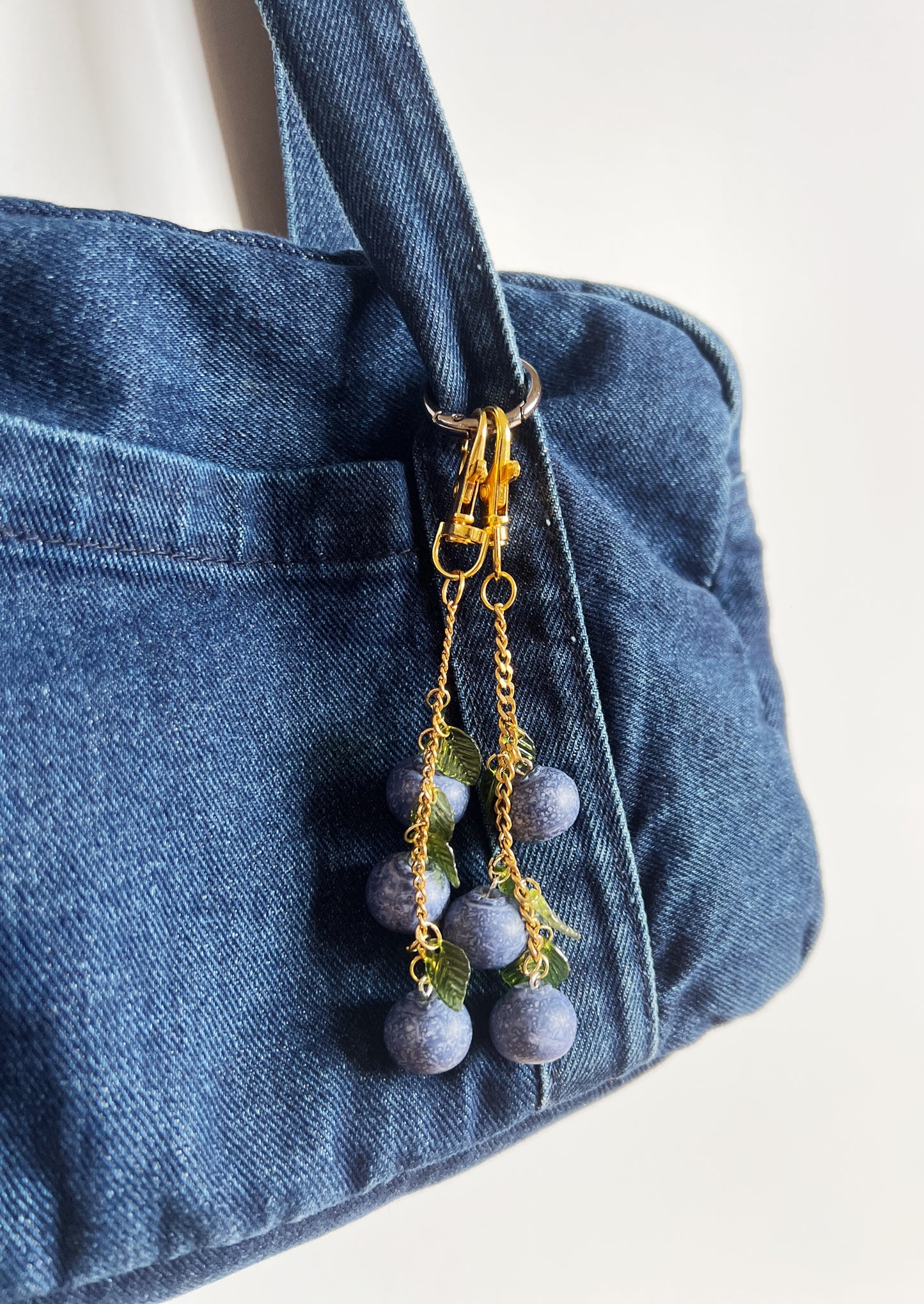 Blueberry Bag Charm