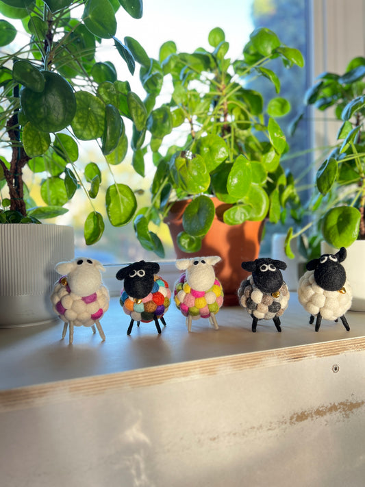 Colourful Pompom Sheep