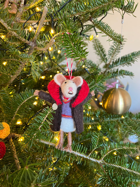 Master Mouse Christmas ornament