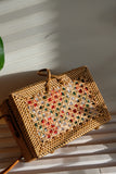 POPPY cross body rattan bag