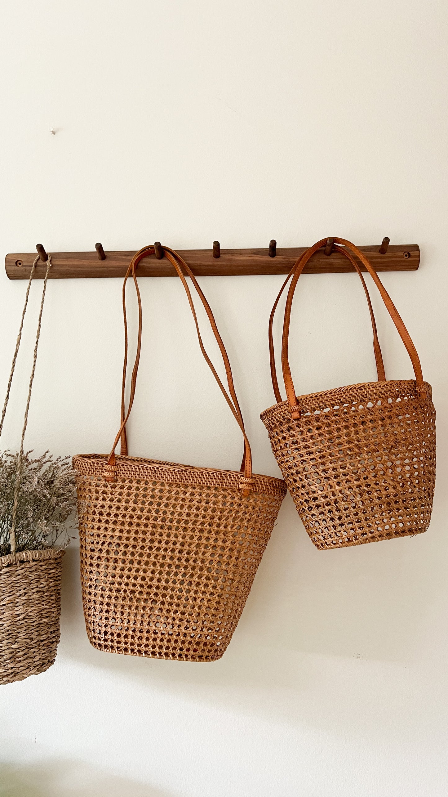 Kailani Rattan Tote Bag