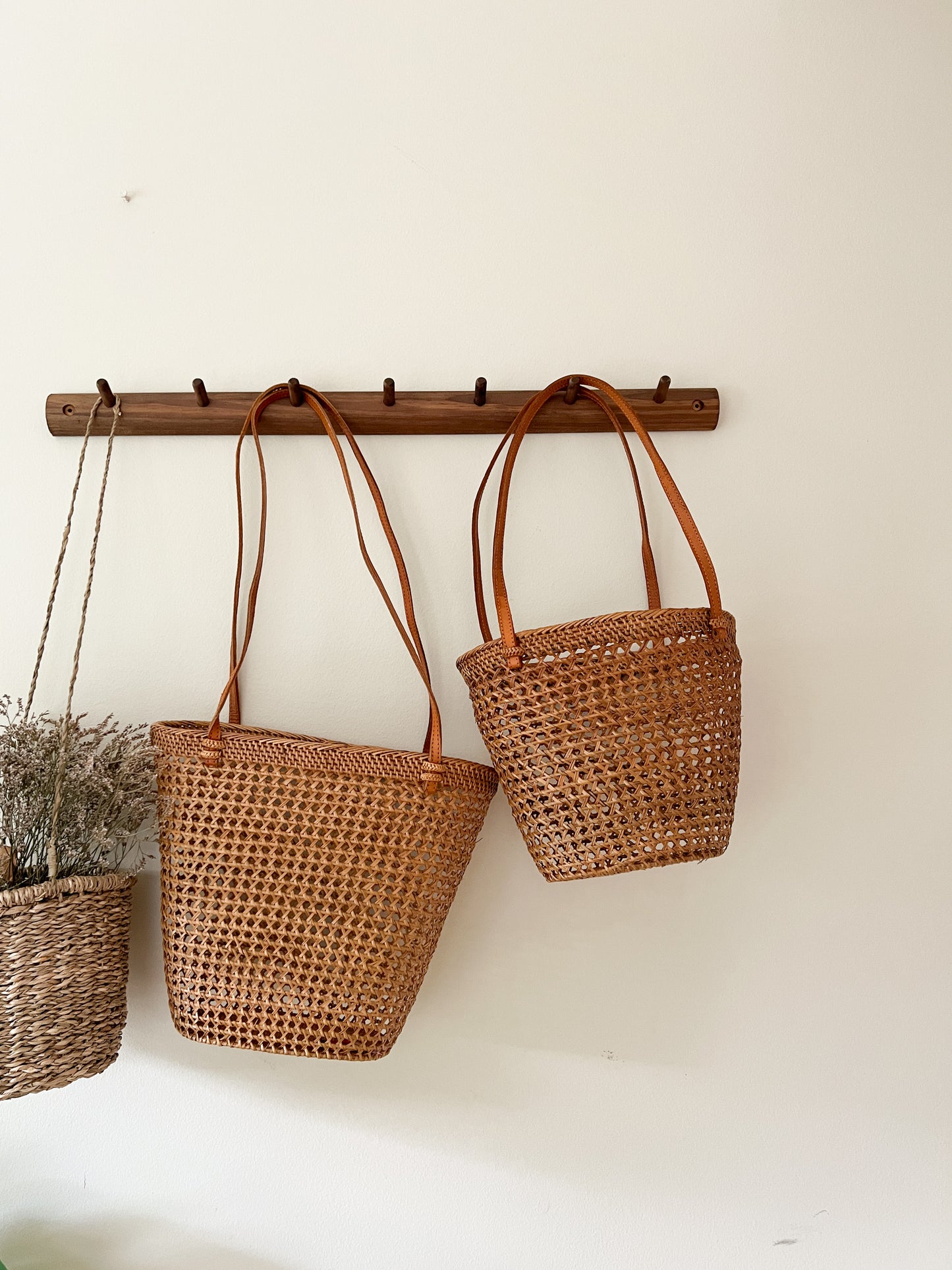 Kailani Rattan Tote Bag