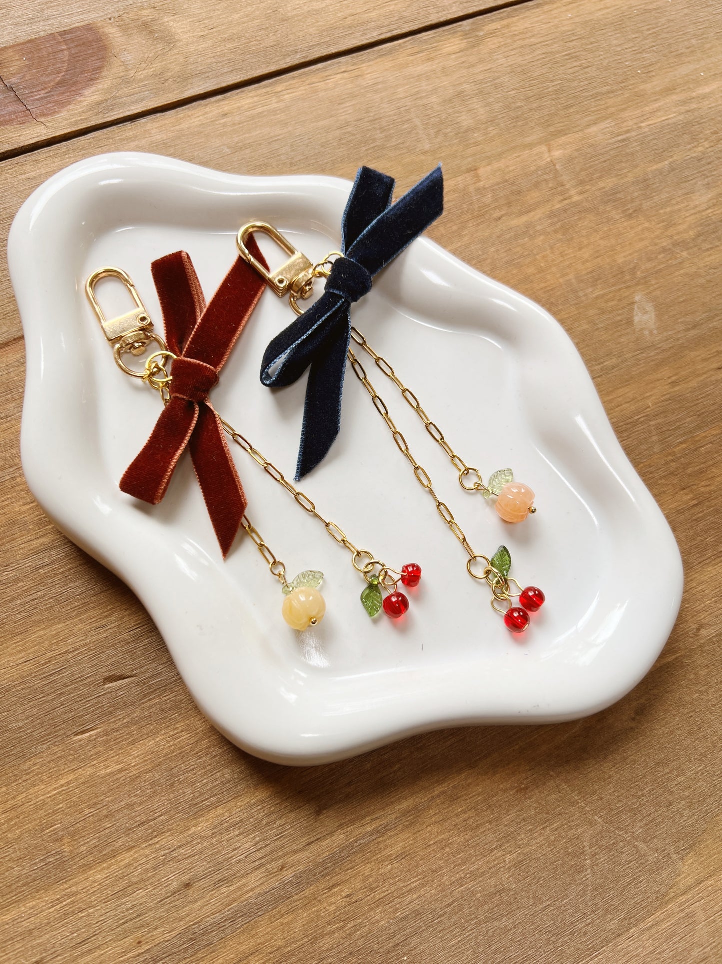 Cherry pop phone charm