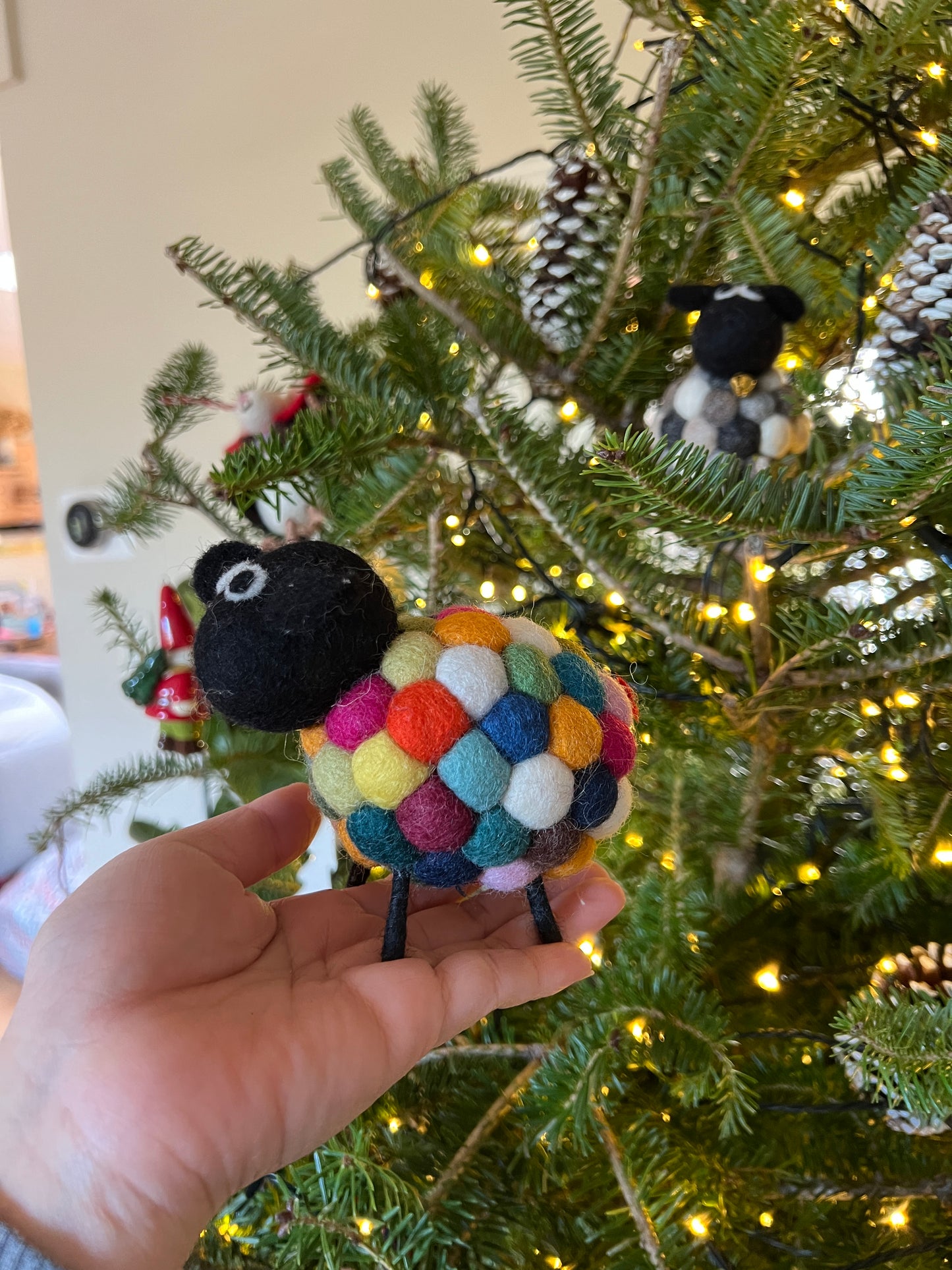 Colourful Pompom Sheep