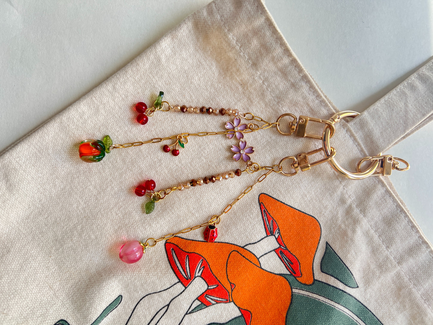 Petal & Plum charm