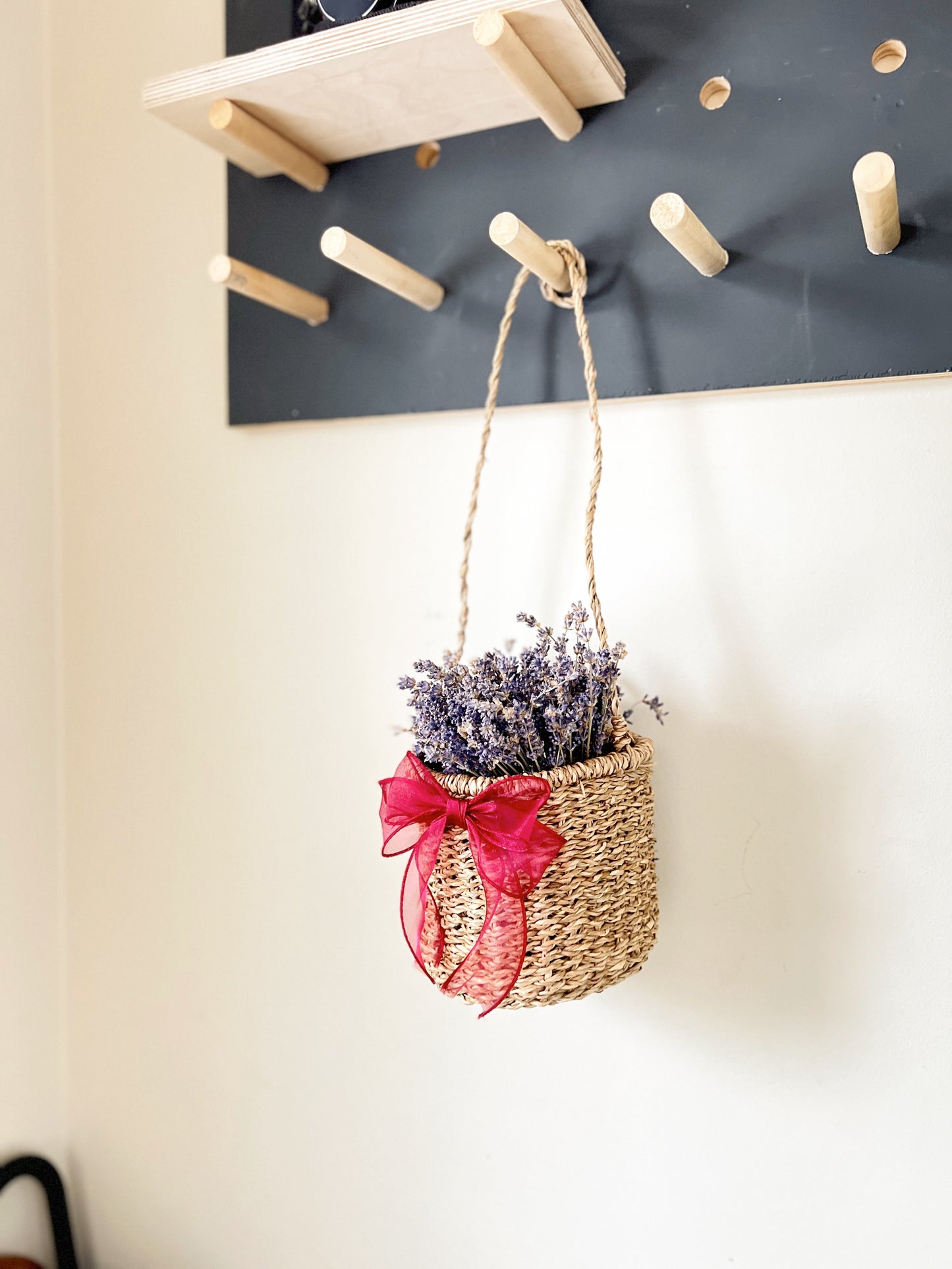 Coquette Hanging Woven Basket