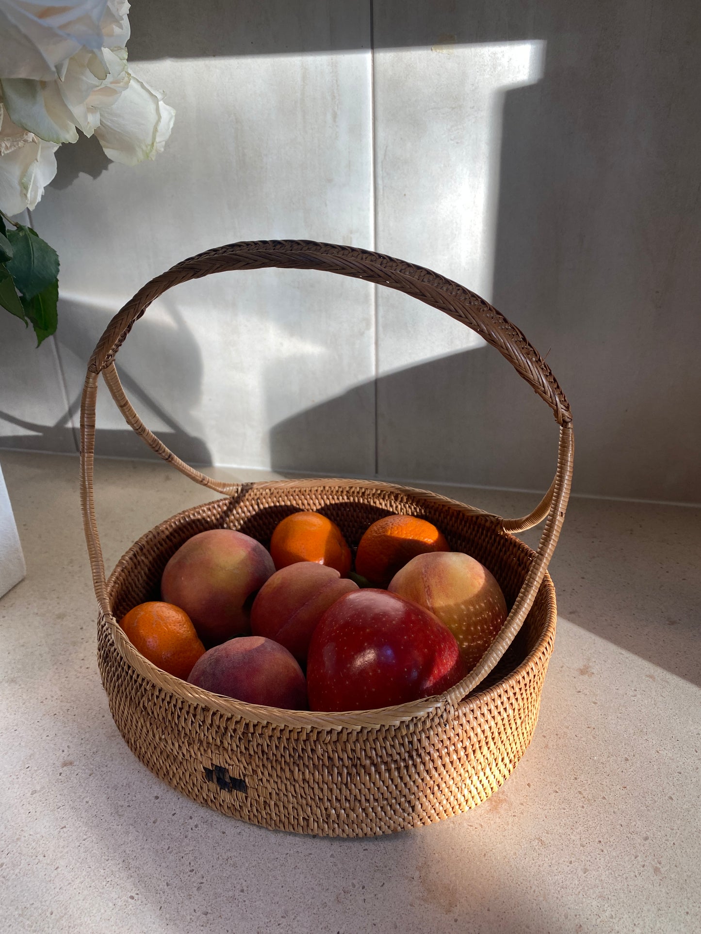 Rattan Basket with handle