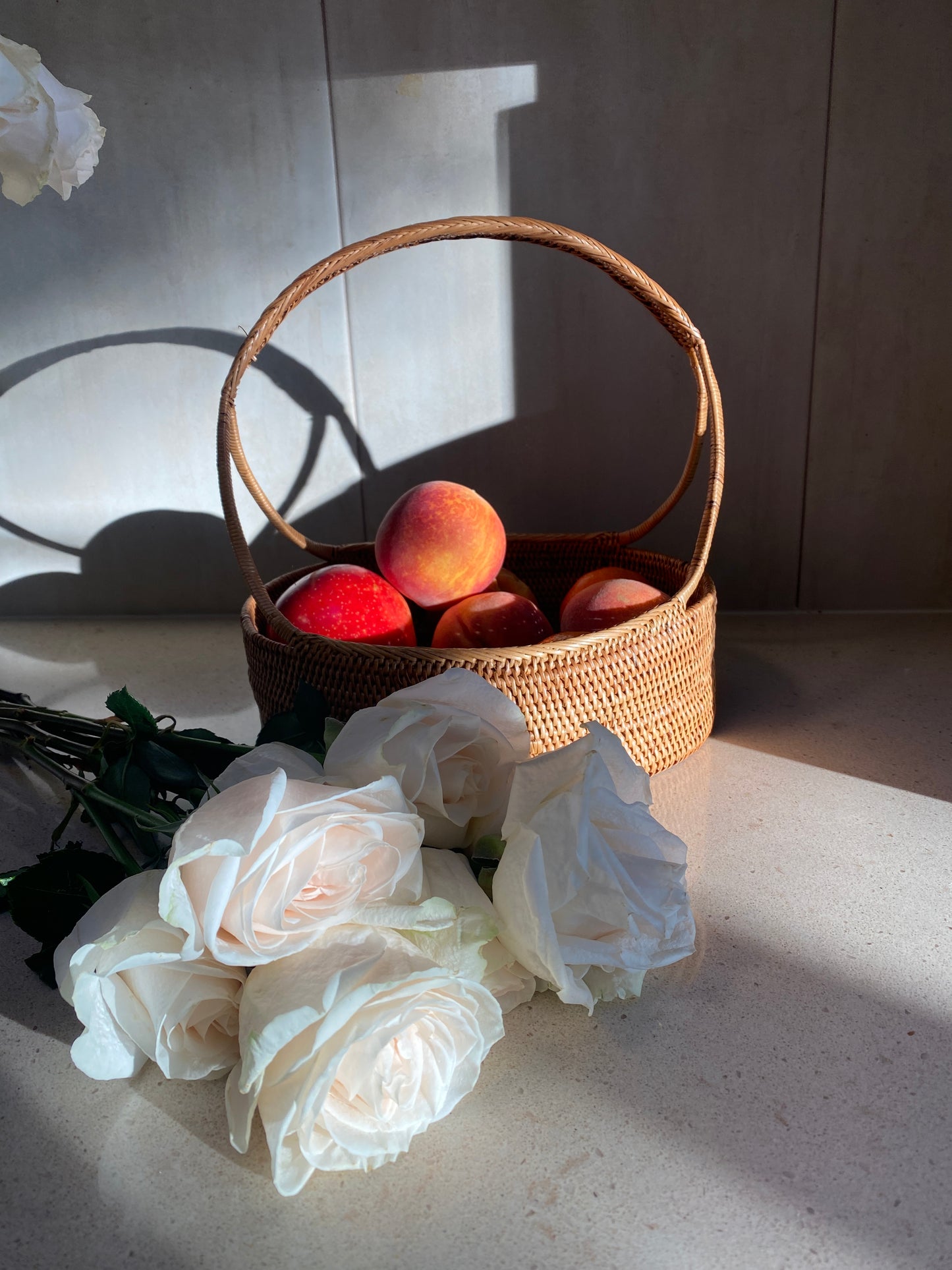 Rattan Basket with handle