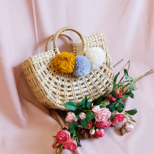 LUX straw bag