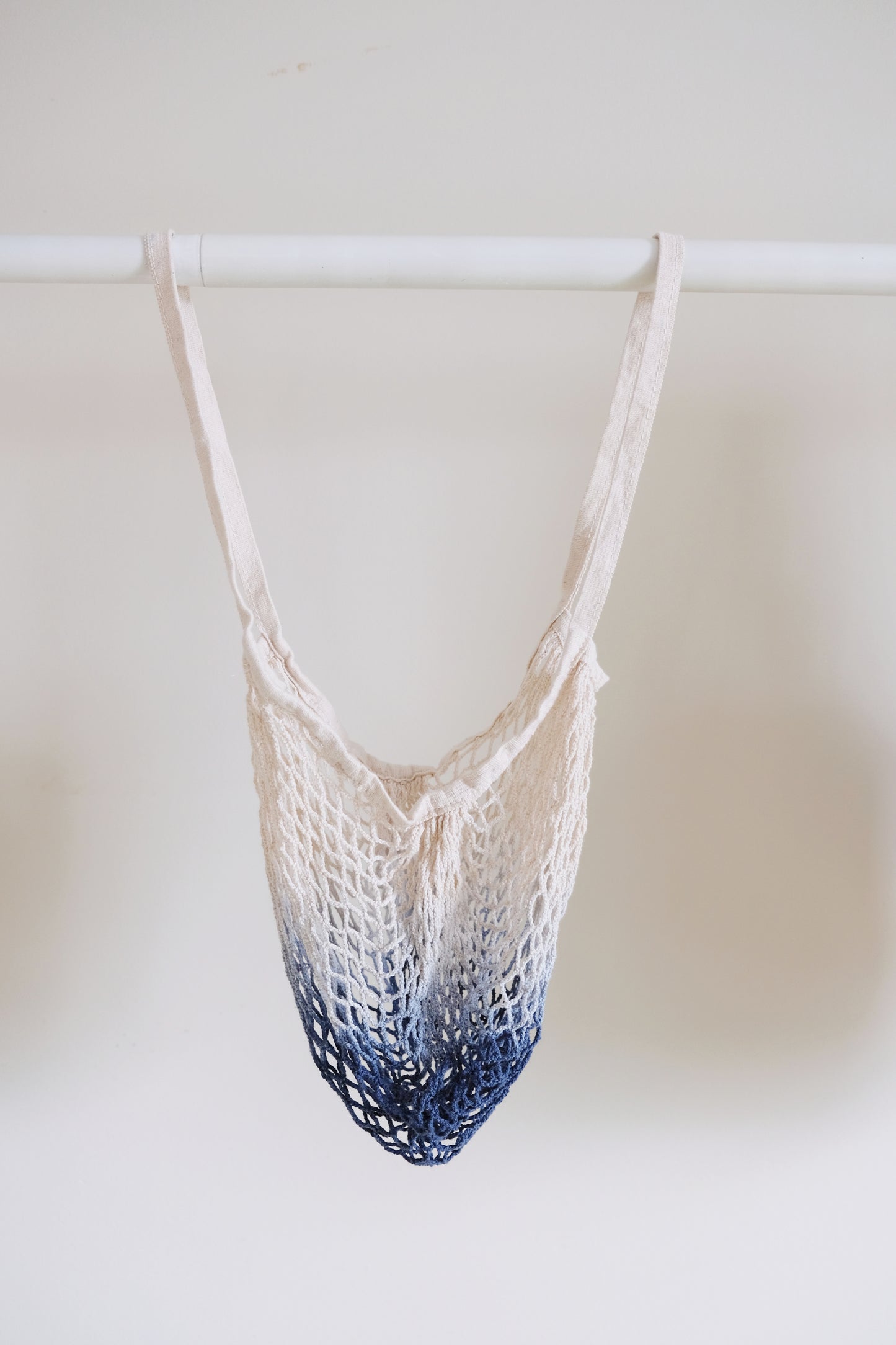 Hand dyed Ombre net bag