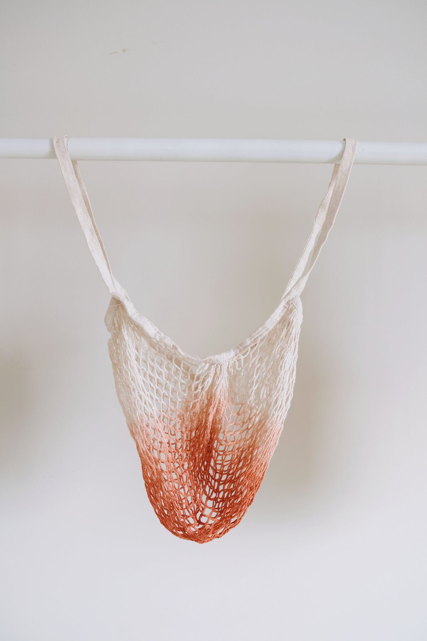 Hand dyed Ombre net bag