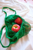Net bag in Forest Green