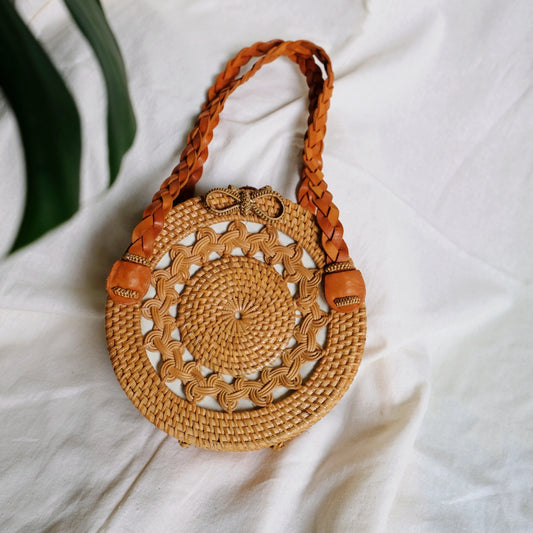 DAHLIA Rattan bag