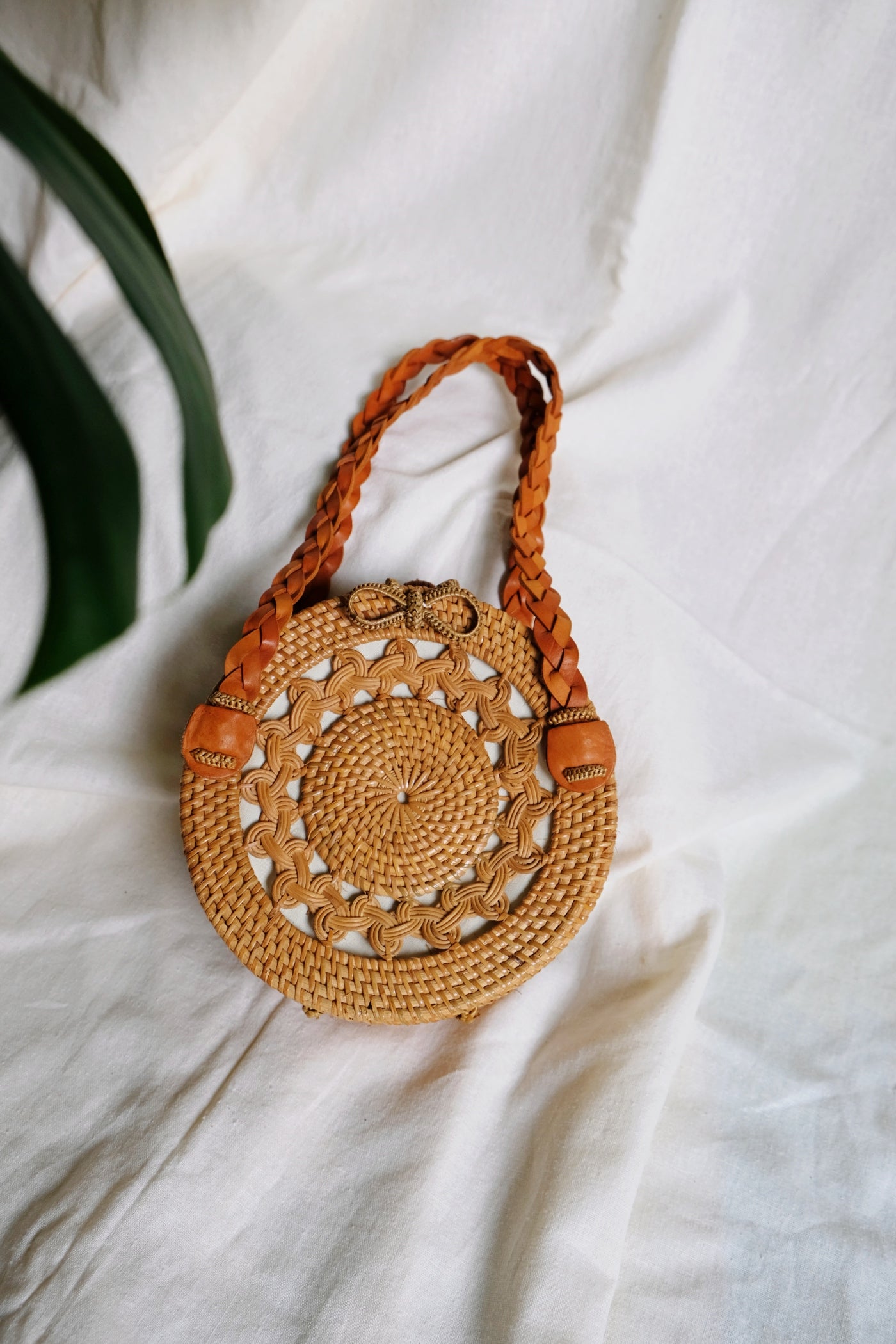 DAHLIA Rattan bag