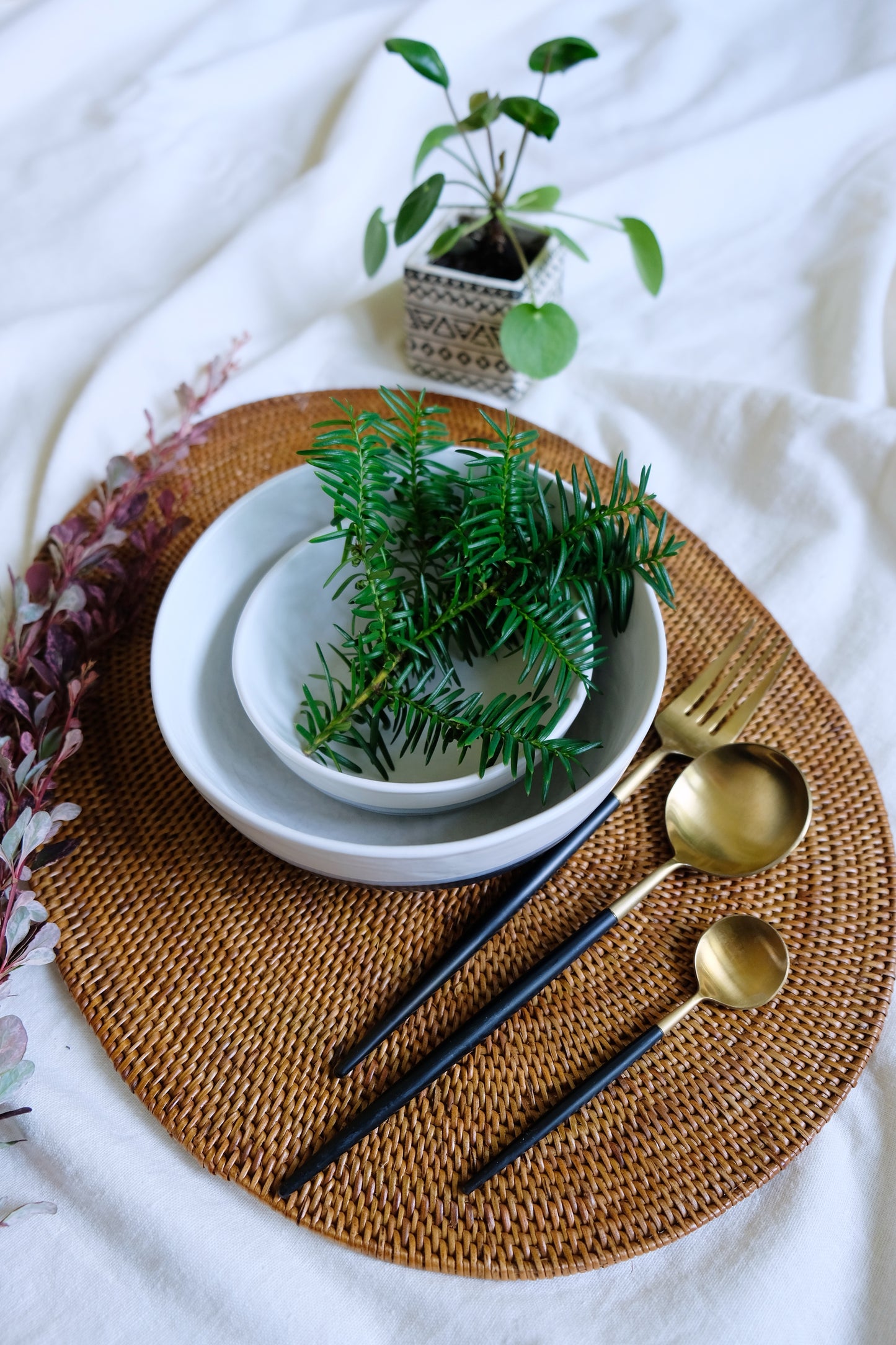 Oval Rattan Placemat