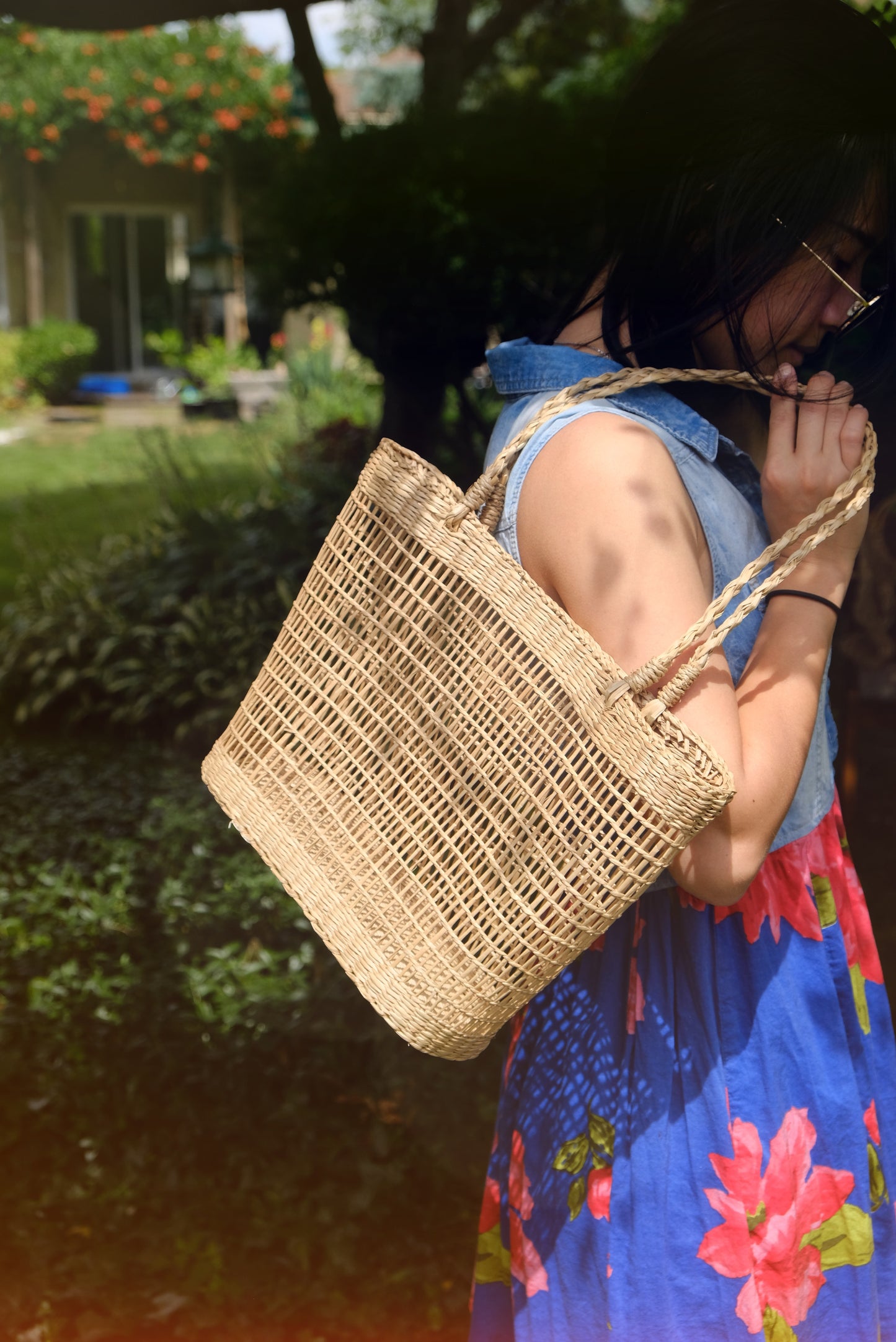 Tote seagrass bag