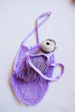Lavender Long Net Market Bag