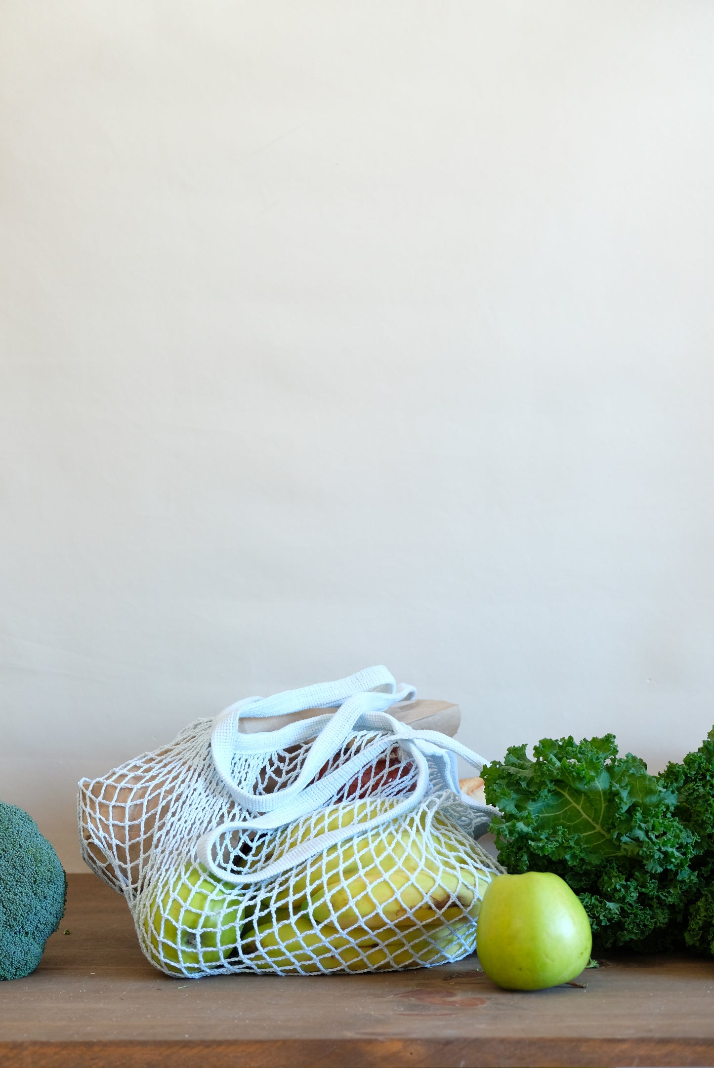 Blue Sky Long Net Market Bag