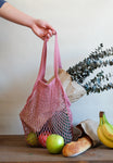 Net bag in Ash Pink