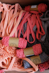 Flamingo Coral Net Market Bag
