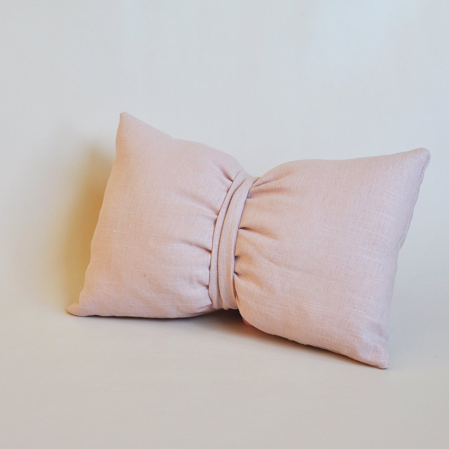 Dusty pink Bow Pillow