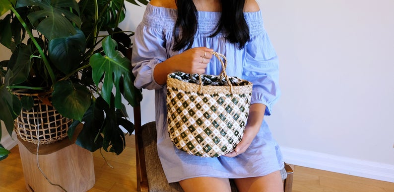 DAISY Market Straw Bag