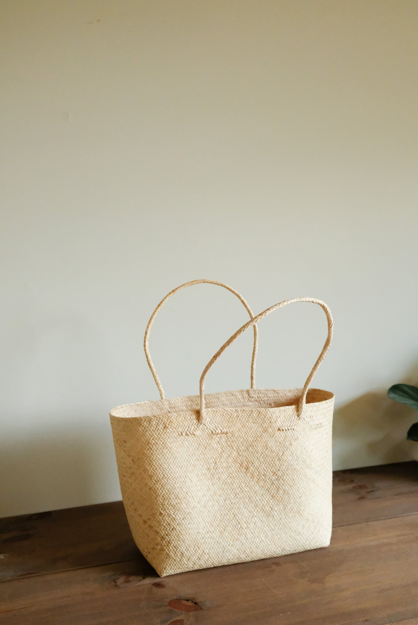 BIANCA soft rattan tote