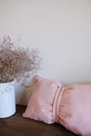 Dusty pink Bow Pillow