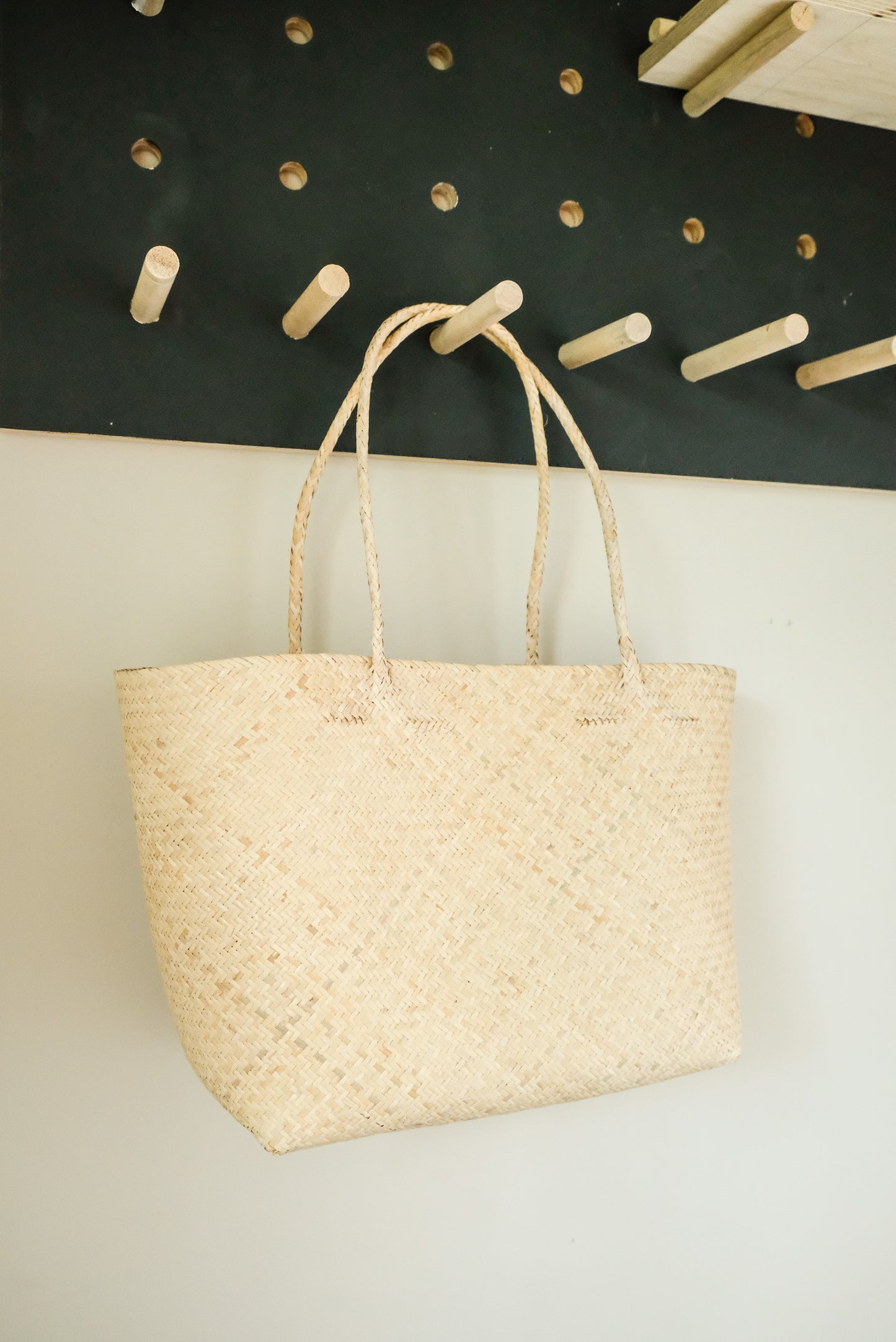 BIANCA soft rattan tote