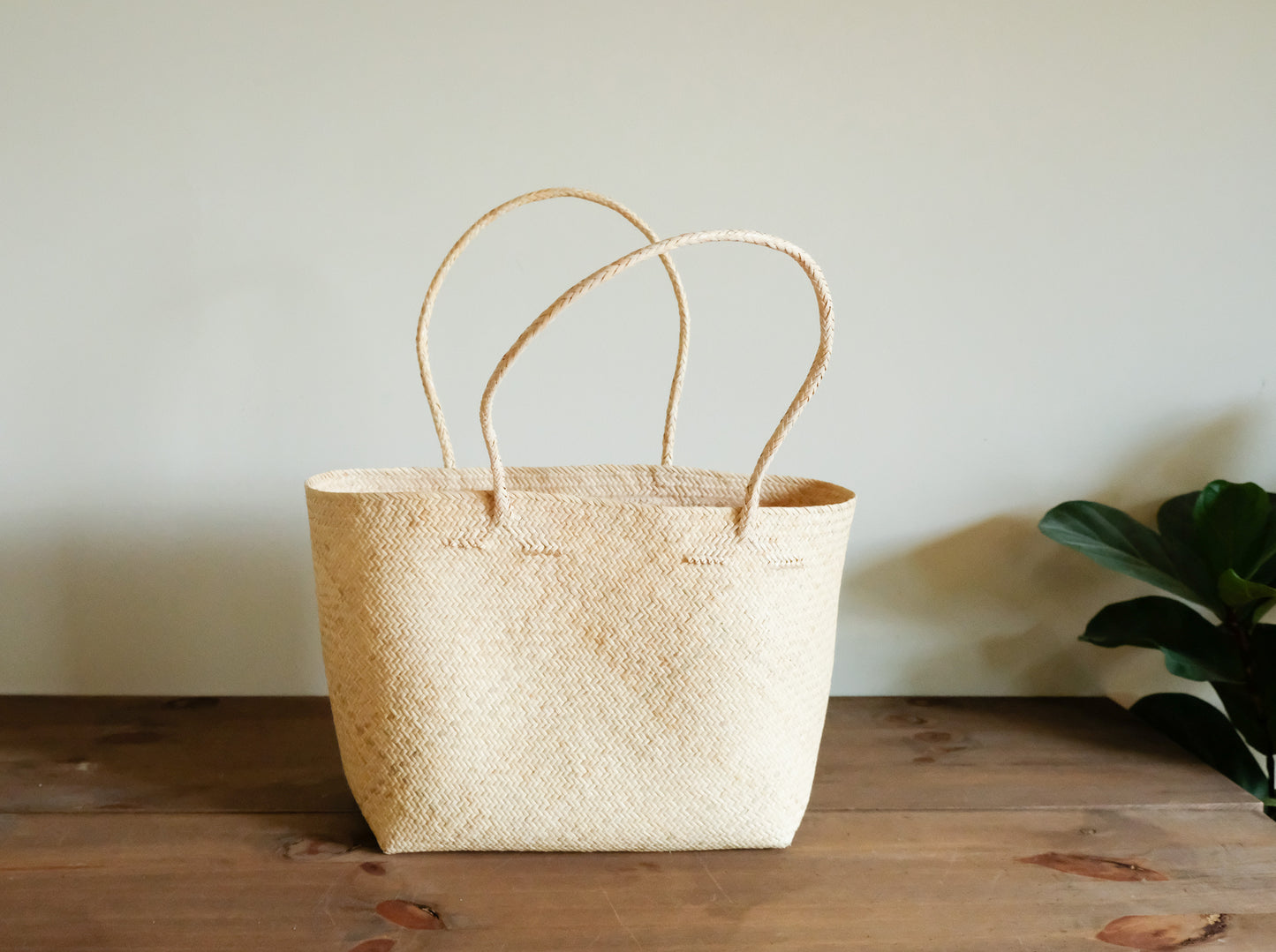 BIANCA soft rattan tote