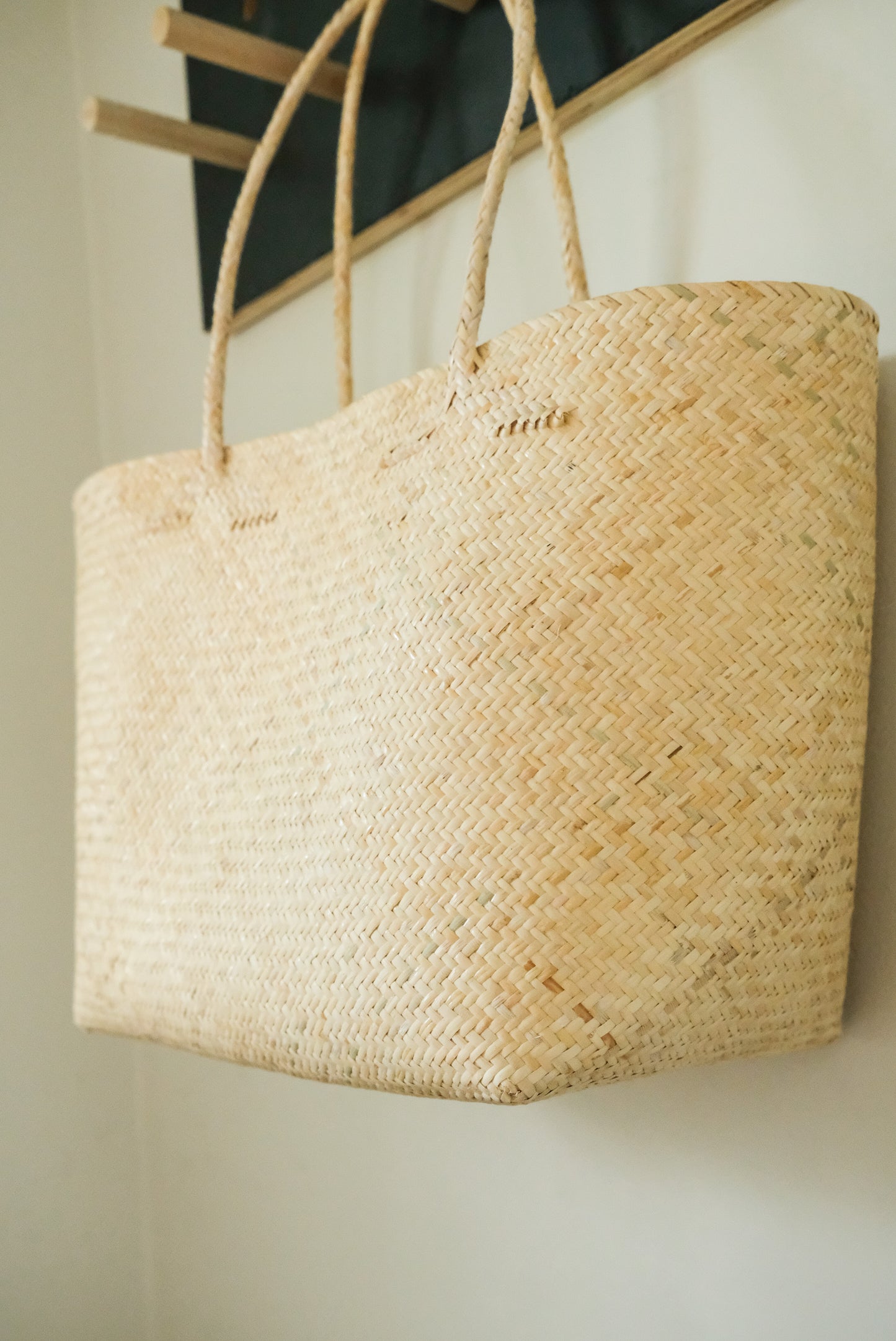 BIANCA soft rattan tote