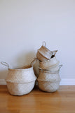 Natural Color Foldable Seagrass Basket