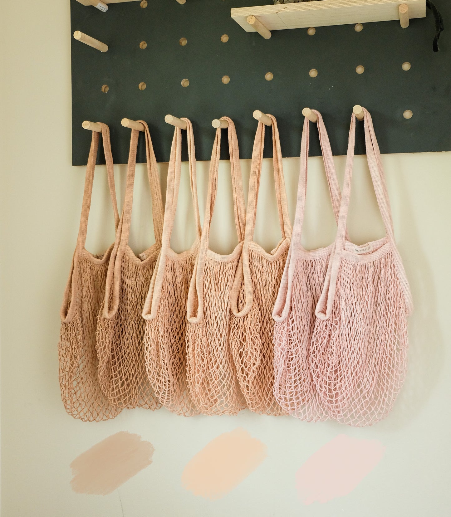 Warm tone Net Market Bag