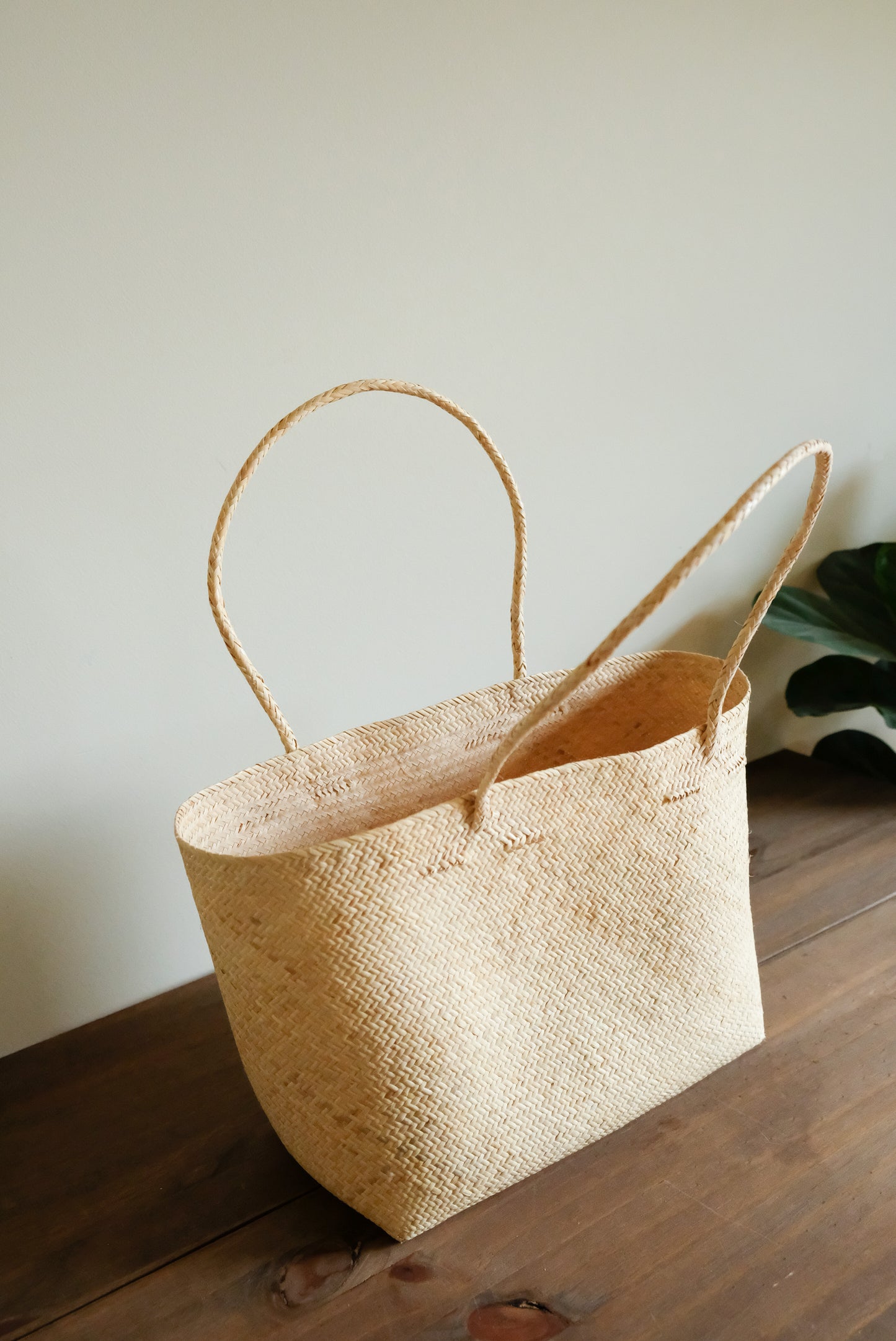 BIANCA soft rattan tote